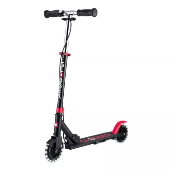 Самокат дитячий GLOBBER FLOW ELEMENT JUNIOR LIGHTS 2025 Black-Red 3+