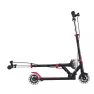 Самокат детский GLOBBER FLOW ELEMENT JUNIOR LIGHTS 2025 Black-Red 3+