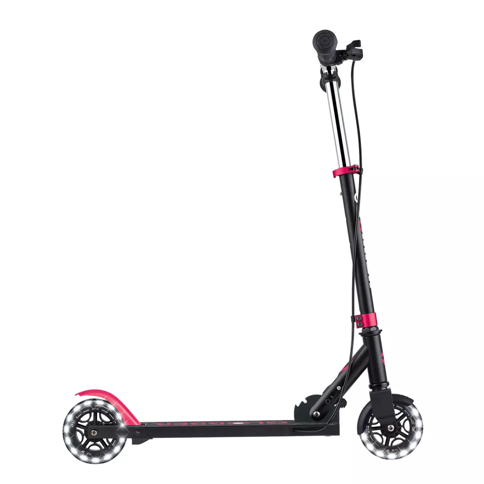 Самокат дитячий GLOBBER FLOW ELEMENT JUNIOR LIGHTS 2025 Black-Pink 3+