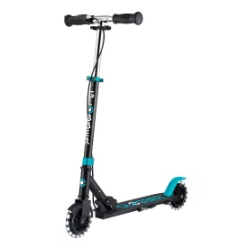Самокат детский GLOBBER FLOW ELEMENT JUNIOR LIGHTS 2025 Black-Mint 3+