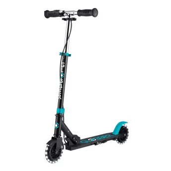 Самокат дитячий GLOBBER FLOW ELEMENT JUNIOR LIGHTS 2025 Black-Mint 3+