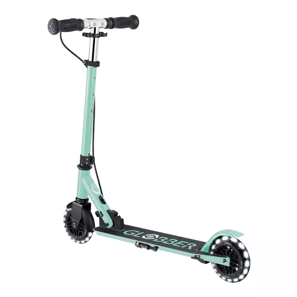 Самокат дитячий GLOBBER FLOW ELEMENT JUNIOR LIGHTS Mint 2025  3+