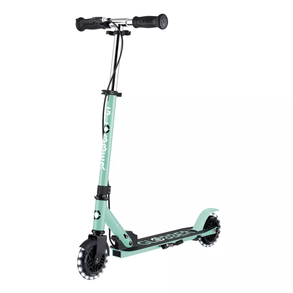 Самокат дитячий GLOBBER FLOW ELEMENT JUNIOR LIGHTS Mint 2025  3+