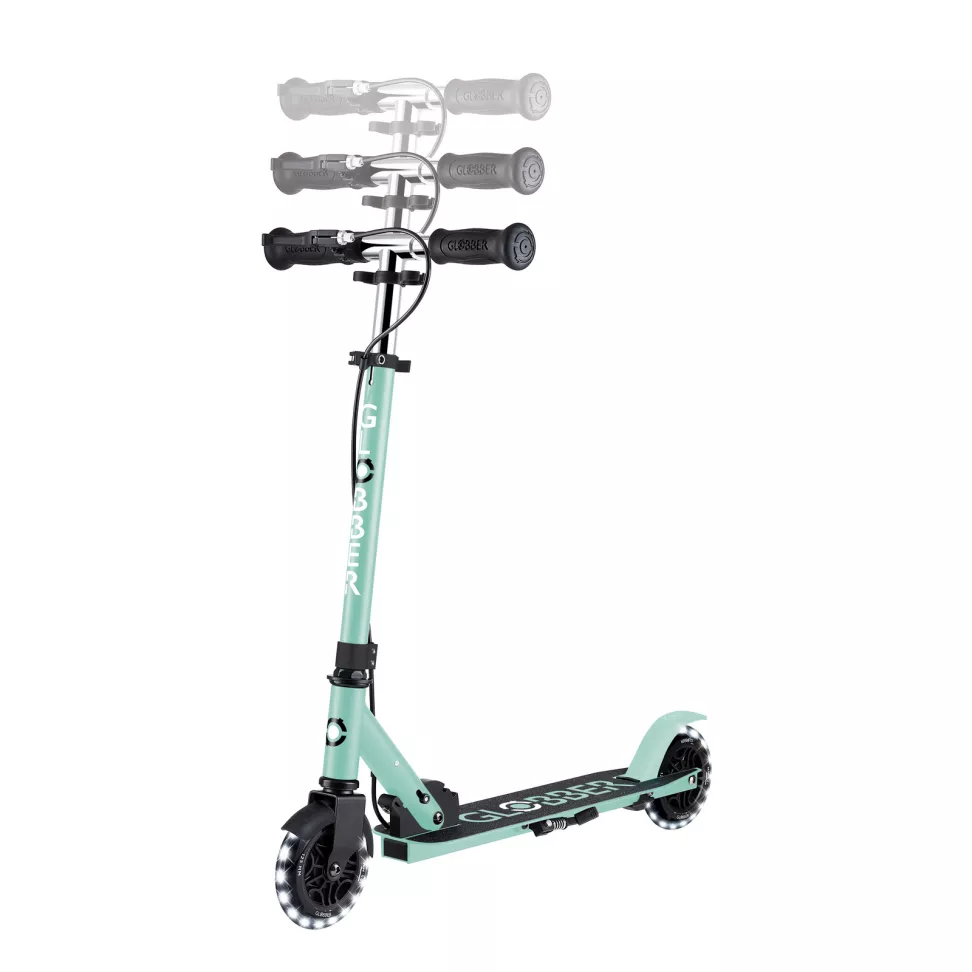 Самокат дитячий GLOBBER FLOW ELEMENT JUNIOR LIGHTS Mint 2025  3+