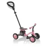 Беговел детский GLOBBER LEARNING BIKE 3-в-1 DELUXE, розовый, до 20 кг, 4 колеса