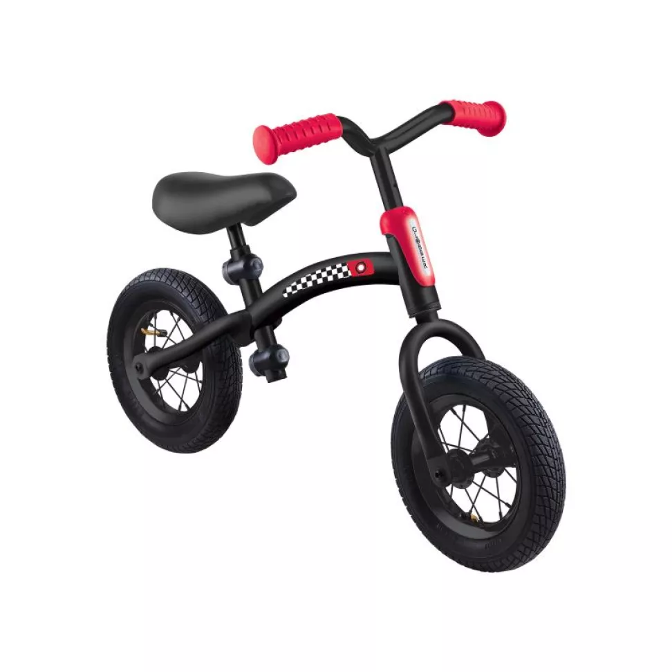 Беговел GLOBBER GO BIKE AIR, черно-красный, до 25 кг, 2 колеса, 3+