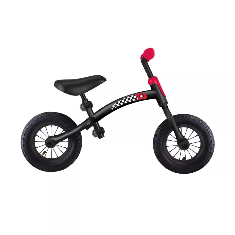 Беговел GLOBBER GO BIKE AIR, черно-красный, до 25 кг, 2 колеса, 3+