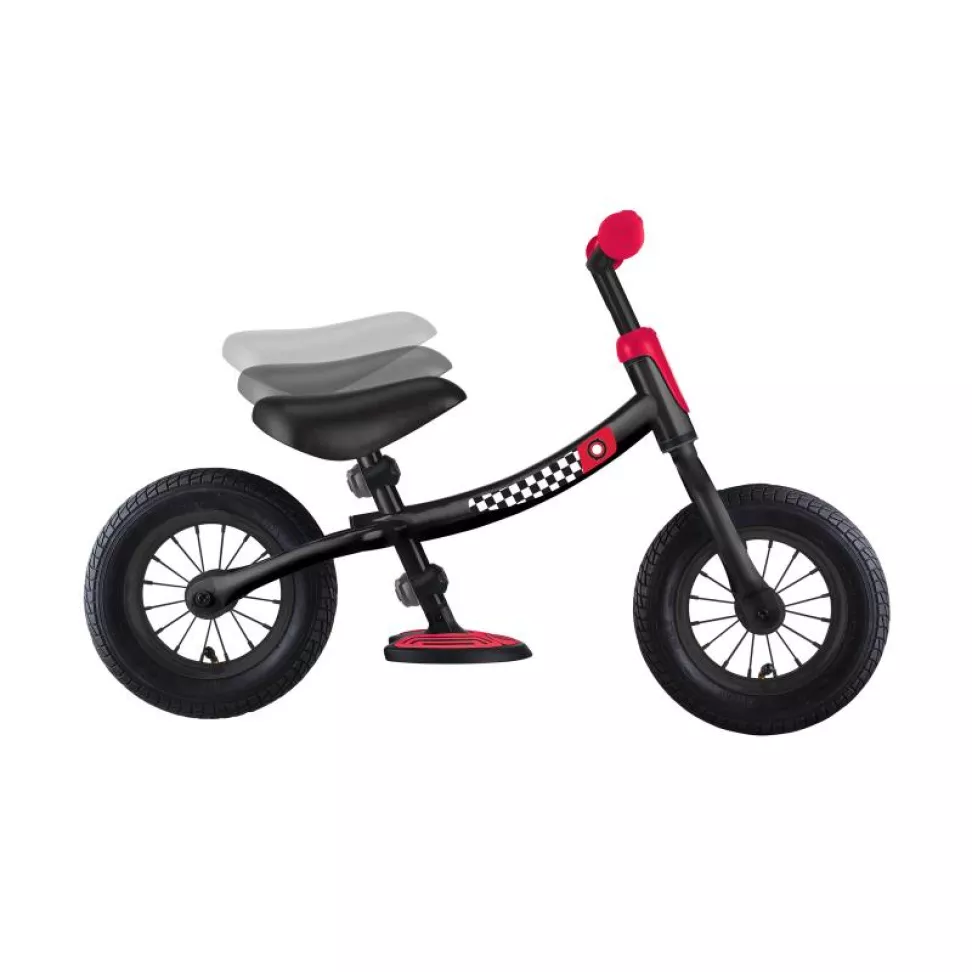 Беговел GLOBBER GO BIKE AIR, черно-красный, до 25 кг, 2 колеса, 3+
