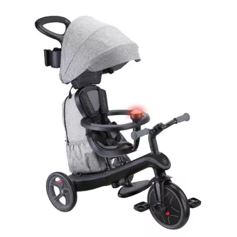 Велосипед дитячий GLOBBER EXPLORER TRIKE 4в1 DELUXE PLAY, чорно-сірий, до 20кг, 3 кол