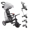 Велосипед детский GLOBBER EXPLORER TRIKE 4-в-1 DELUXE PLAY, чёрно-серый, до 20 кг, 3 колеса