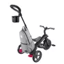 Велосипед детский GLOBBER EXPLORER TRIKE 4-в-1 DELUXE PLAY, чёрно-серый, до 20 кг, 3 колеса