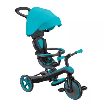 Велосипед дитячий GLOBBER EXPLORER TRIKE 4-в-1, бірюзовий, до 20 кг, 3 колеса