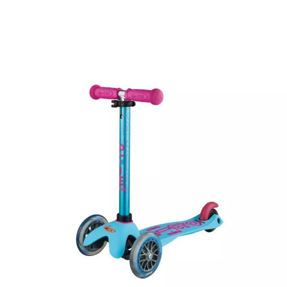 Самокат дитячий триколісний Micro Mini Deluxe Turquise Azzuro