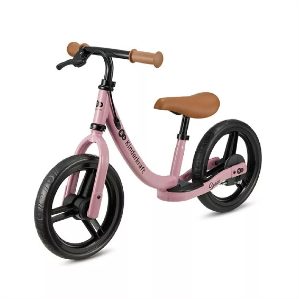 Беговел Kinderkraft Space 12" темно-розовый (KRSPAC23PNK0000)