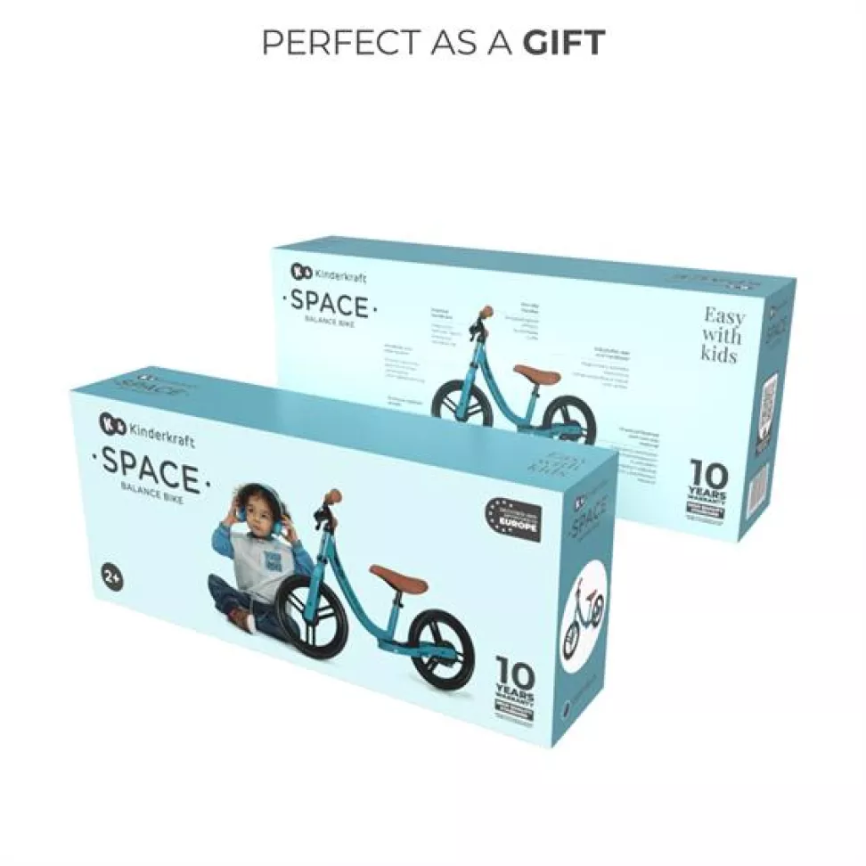 Беговел Kinderkraft Space 12" синий (KRSPAC23BLU0000)