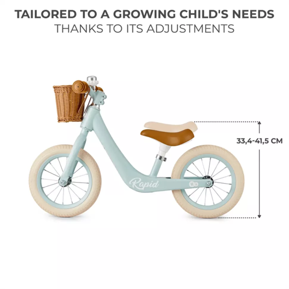 Беговел Kinderkraft Rapid 2, 12" голубой (KRRAPI02BLU0000)