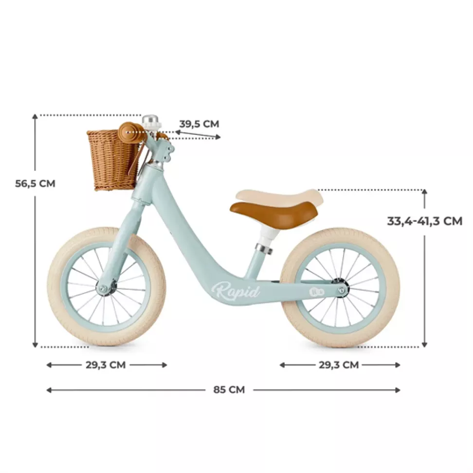 Беговел Kinderkraft Rapid 2, 12" голубой (KRRAPI02BLU0000)