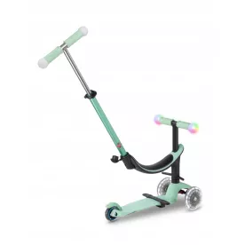 Самокат Каталка Micro Mini 2grow Magic LED Mint 3в1