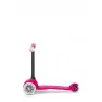 Самокат с сиденьем Micro Mini 2grow Magic LED Pink 3в1