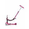 Самокат с сиденьем Micro Mini 2grow Magic LED Pink 3в1