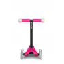 Самокат с сиденьем Micro Mini 2grow Magic LED Pink 3в1