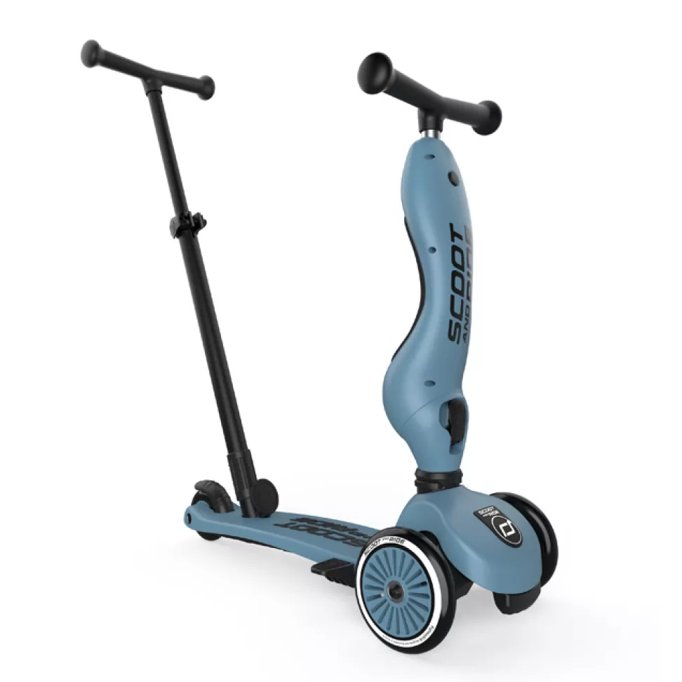 Cамокат Scoot and Ride 2 в 1 Highwaykick 1 Push and Go Steel