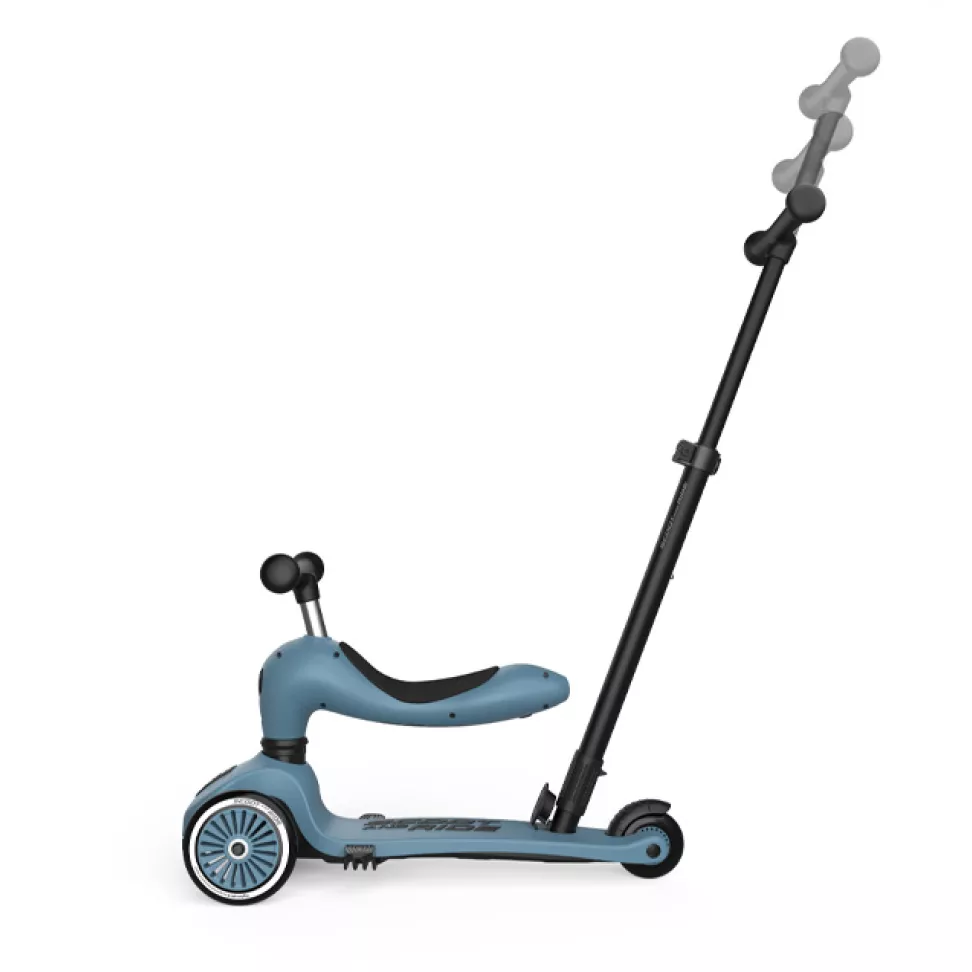 Cамокат Scoot and Ride 2 в 1 Highwaykick 1 Push and Go Steel