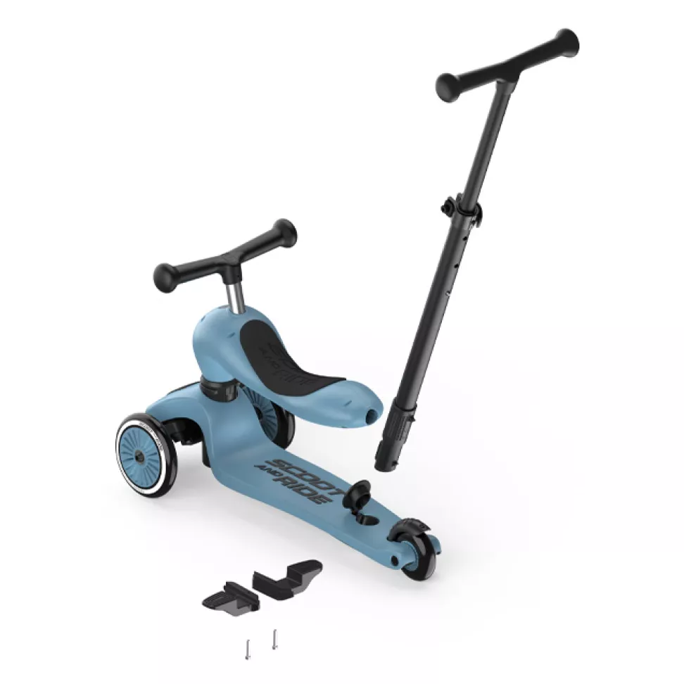 Cамокат Scoot and Ride 2 в 1 Highwaykick 1 Push and Go Steel