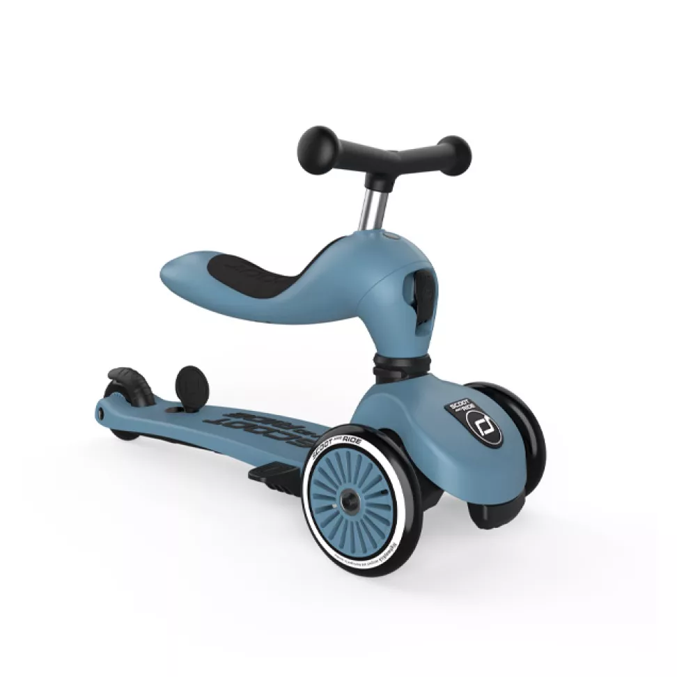 Cамокат Scoot and Ride 2 в 1 Highwaykick 1 Push and Go Steel