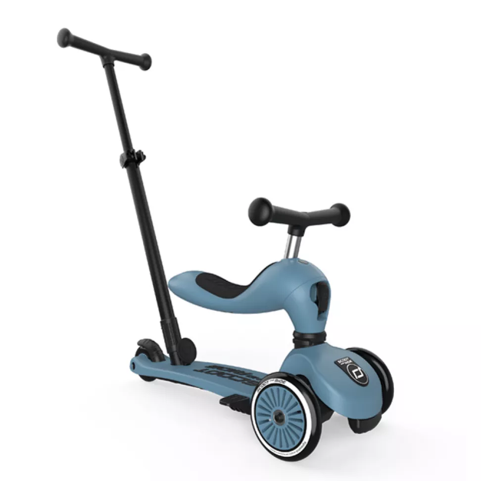 Cамокат Scoot and Ride 2 в 1 Highwaykick 1 Push and Go Steel