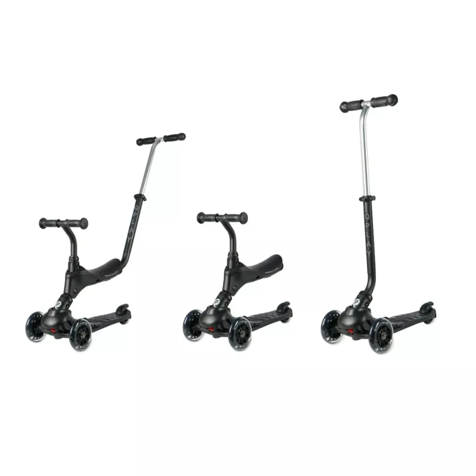 Детский самокат 3 в 1 Qplay Sema Pro Black