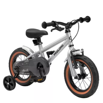 Детский велосипед Miqilong ST 12" серебряный
