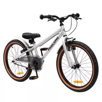 Детский велосипед Miqilong ST 20" серебряный