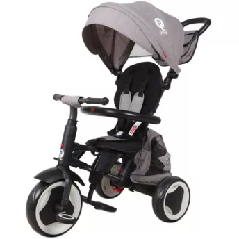 Велосипед дитячий Qplay RITO Plus EVA Складаний Триколісний Grey (S380-8Grey)