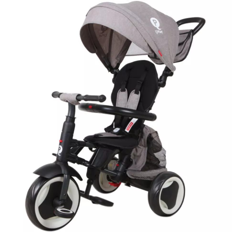Велосипед детский Qplay RITO Plus EVA Складной Трехколесный Grey (S380-8Grey)