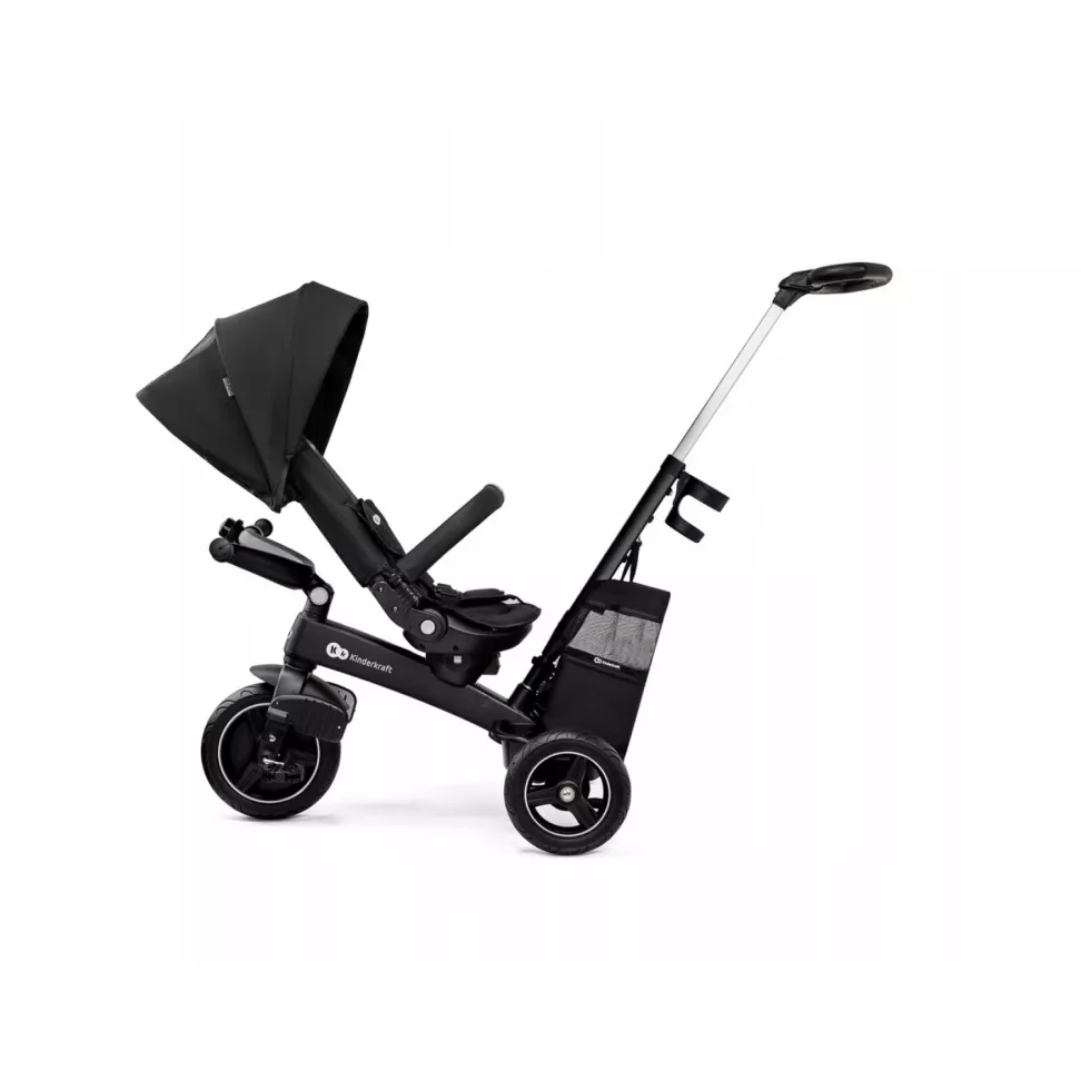 Триколісний велосипед Kinderkraft Easytwist Black