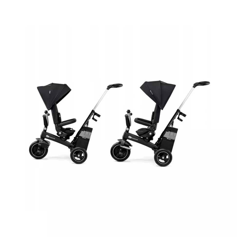 Триколісний велосипед Kinderkraft Easytwist Black