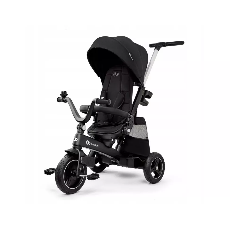 Триколісний велосипед Kinderkraft Easytwist Black