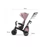 Трехколесный велосипед Kinderkraft Easytwist Mauvelous Pink