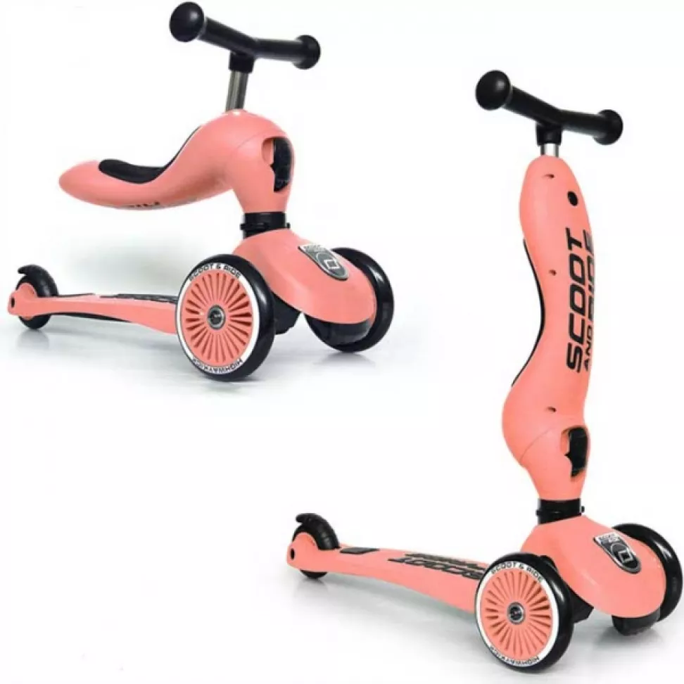 Cамокат Scoot and Ride 2 в 1 Highwaykick Peach