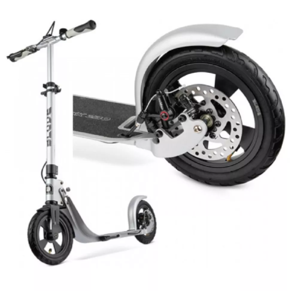 Самокат BLADE Sport Air Cross Disk 230/230 mm,silver matt black