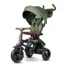 Трехколесный складной велосипед Qplay Rito Deluxe Rubber Green