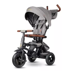 Трехколесный складной велосипед Qplay Rito Deluxe Rubber Grey