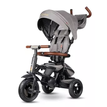 Трехколесный складной велосипед Qplay Rito Deluxe Rubber Grey