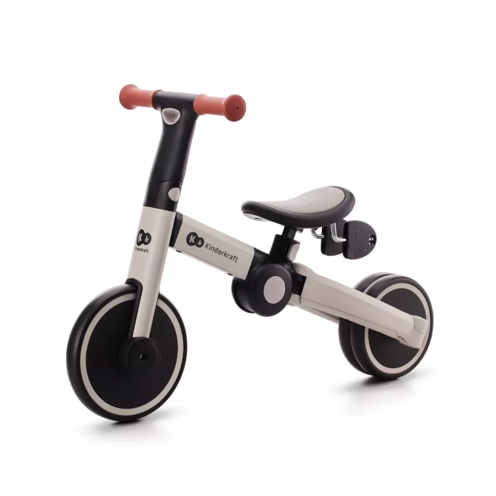 Біговел велосипед 3 в 1 Kinderkraft 4Trike Silver Grey