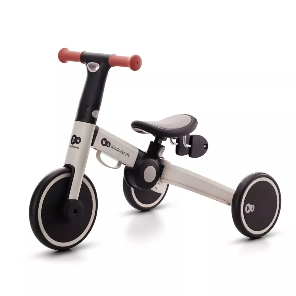 Біговел велосипед 3 в 1 Kinderkraft 4Trike Silver Grey