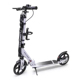 Самокат двухколёсный Scale Sports SS-12 белый с дисковыми тормозами