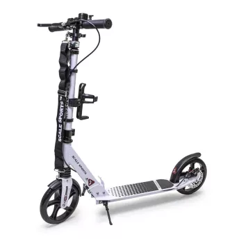 Самокат двоколісний Scale Sports SS-12 білий з дисковими гальмами