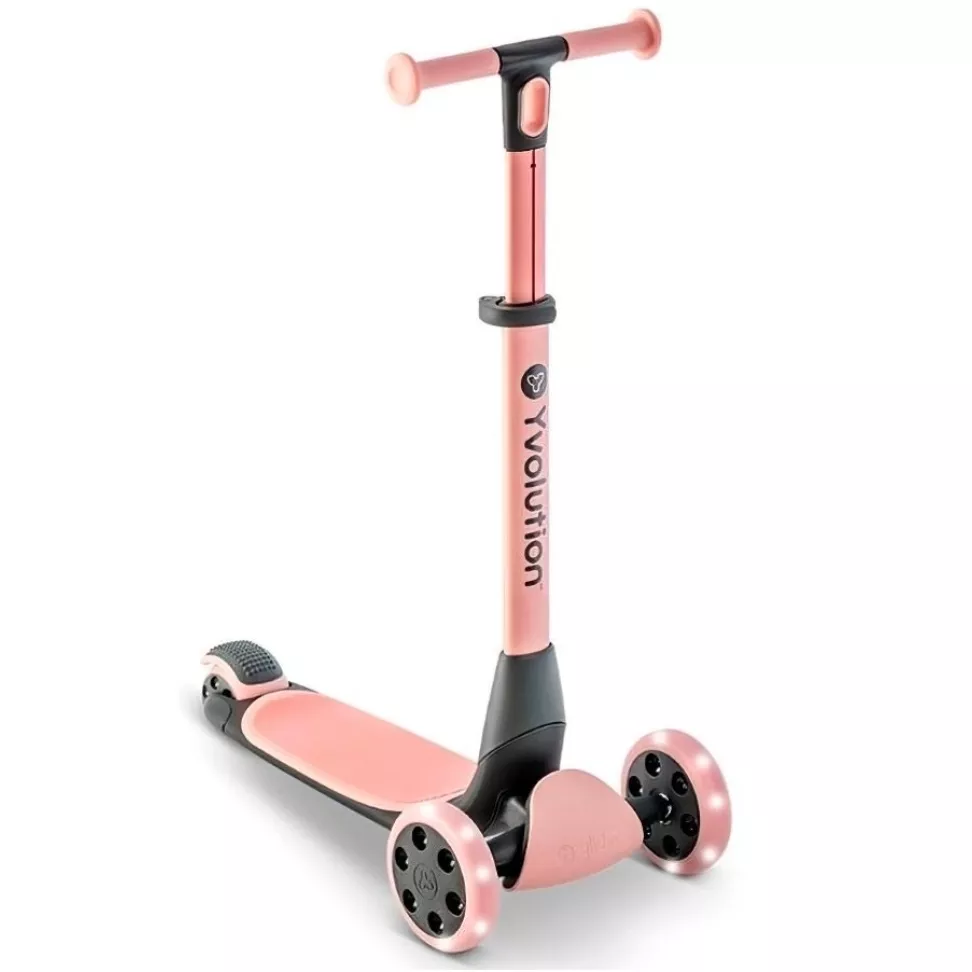 Самокат Yvolution YGlider NUA Рожевий
