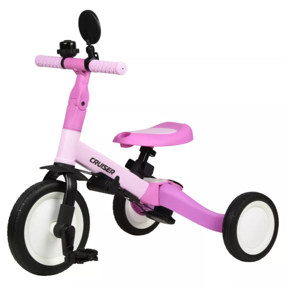 Детский трехколесный велосипед 6в1 Corso Cruser Go-Up Pink
